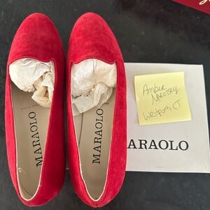 Maraola Flats red size 10 vintage